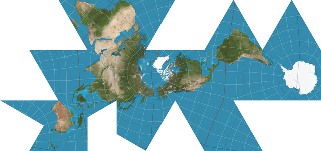 Dymaxion Map by Buckminster Fuller